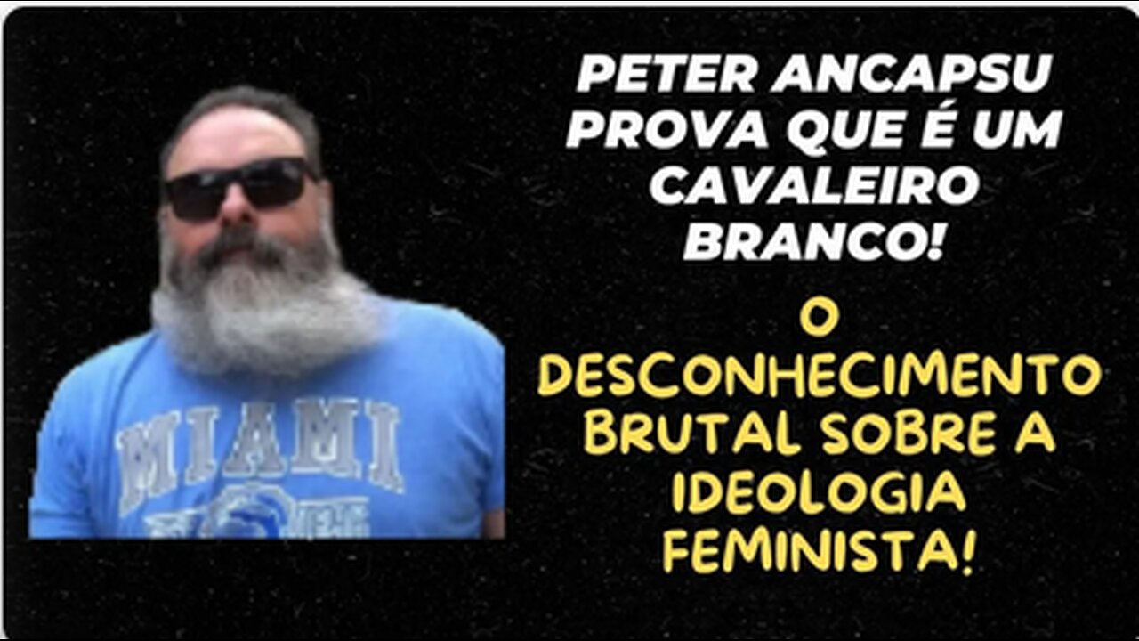 ANCAPSU REVELA TOTAL DESCONHECIMENTO SOBRE FEMINISMO!