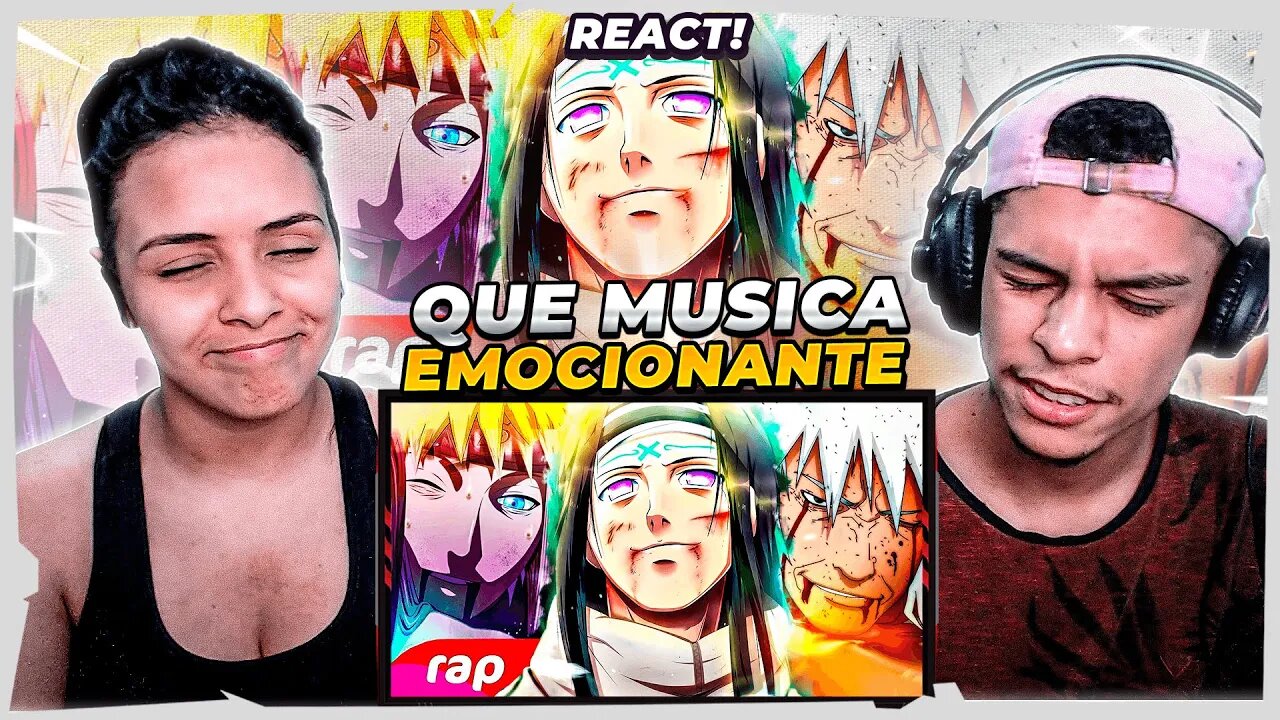 Rap do Minato, Neji e Jiraiya (Naruto) - ME DESCULPE POR PARTIR... | NERD HITS | [React Rap Nerd]🔥