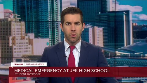 Student hospitalized following medical emergency related to drug overdose at JFK High School in Denver