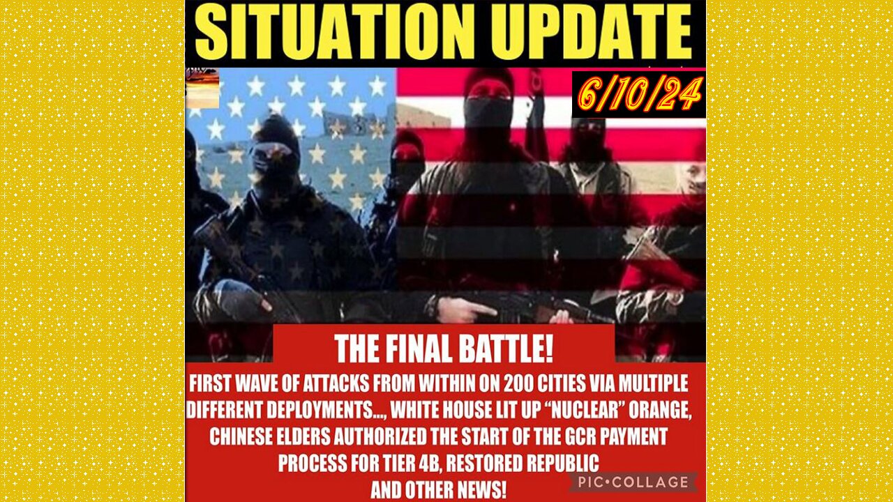 SITUATION UPDATE 6/10/24 - NFauci Testifies To Congress, Nato At War W/Russia, Israel & Hezbollah