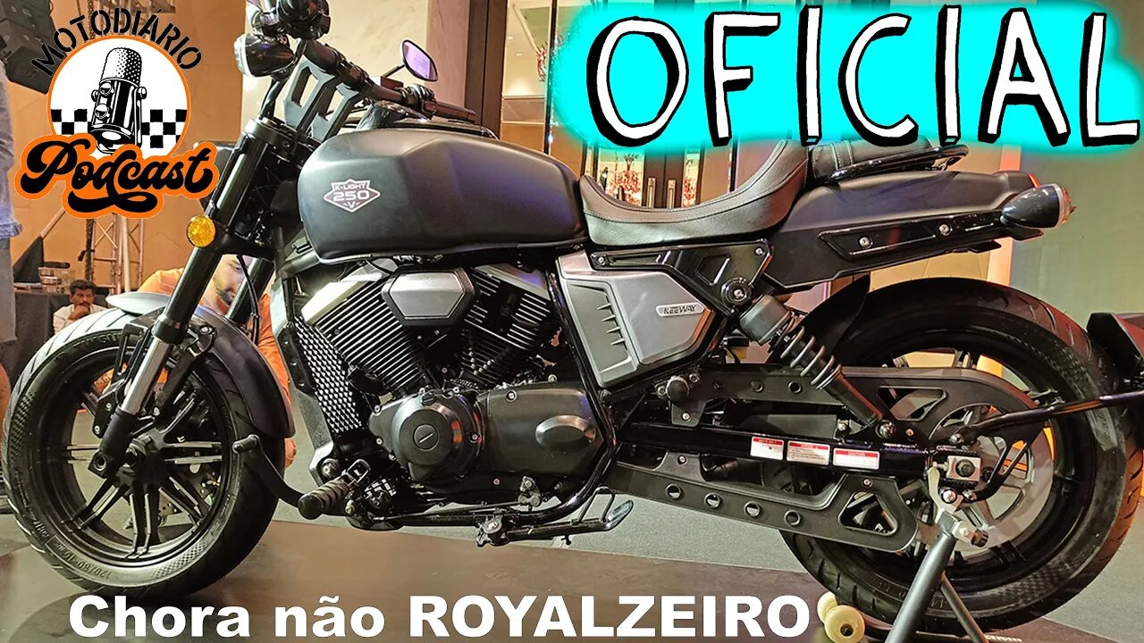 CHORA NÃO ROYALZEIRO: Benelli Keeway 250 CUSTOM é LANÇADA OFICIALMENTE