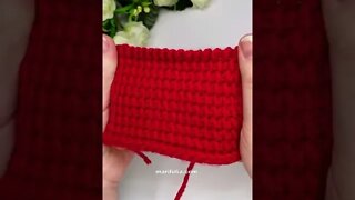 How to crochet simple Tunisian stitch