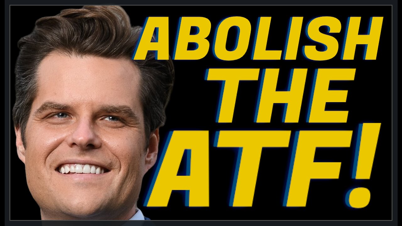 GETTEM, GAETZ! ATF Facing The Axe After Latest Overreach On Self-Defense Rights