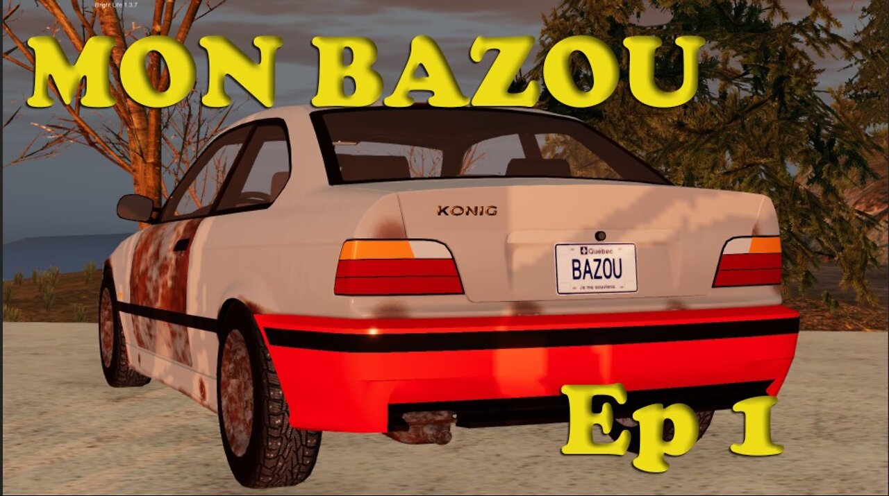 Mon Bazou fixing up the car EP1