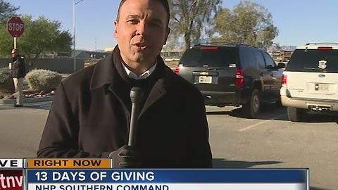 Car seat safety checks at KTNV's 13 Days of Giving event