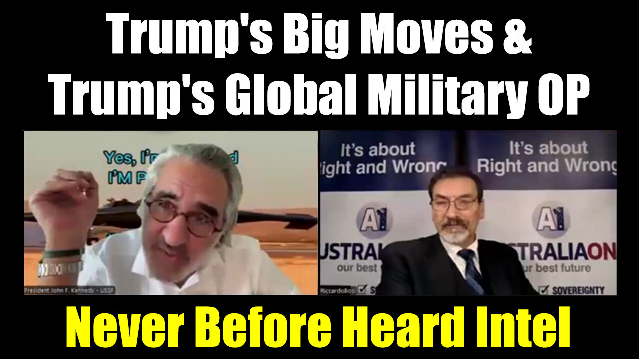 Pascal Najadi & Riccardo Bosi: Trump's Big Moves & Trump's Global Military OP