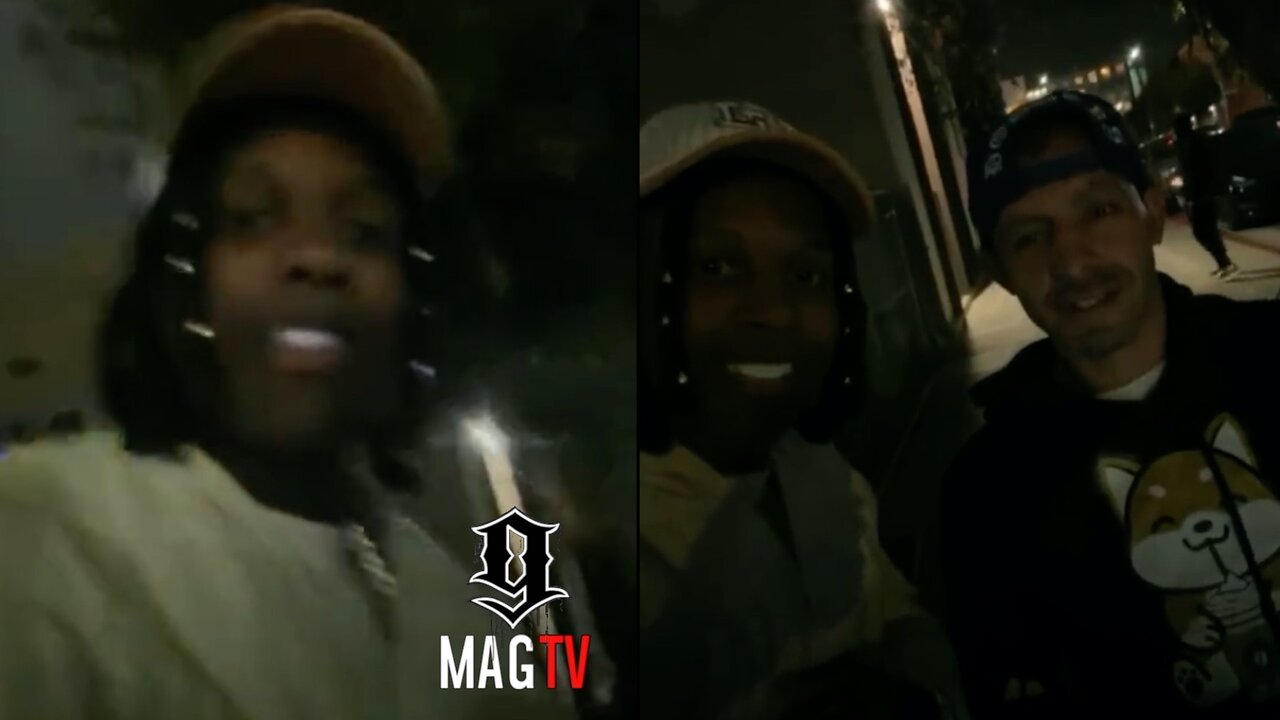 Lil Durk Surprises Homeless Man With Free Hotel Room, Cellphone & Cash! 🙏🏾