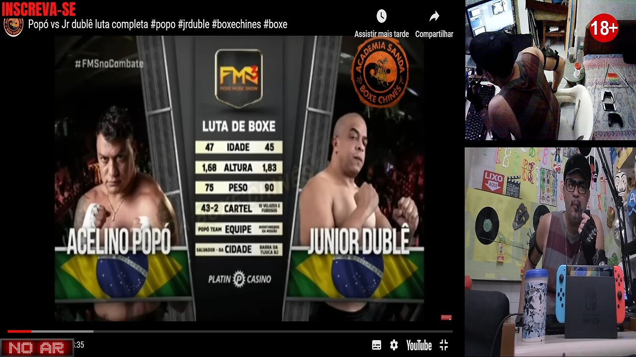 ACELINO POPÓ vs JR DUBLÊ e Mc Livinho vs Dynho Alves : parte 01