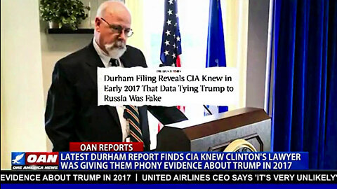 Latest Durham Report on CIA and FBI ~OAN April 22nd 2022~