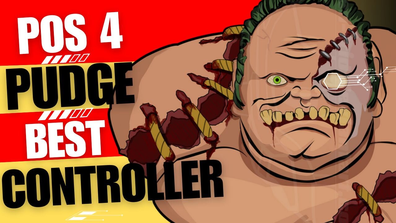 DOTA 2 - Pudge, control and space BEST pos 4