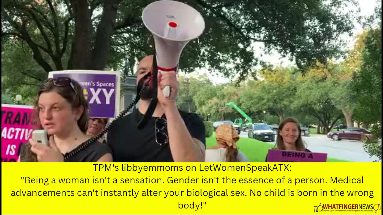 TPM's libbyemmoms on LetWomenSpeakATX: "Being a woman isn't a sensation