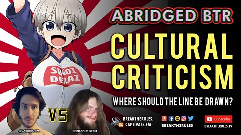 Cultural Criticism - Where Should the Line Be Drawn?