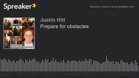 Prepare for obstacles