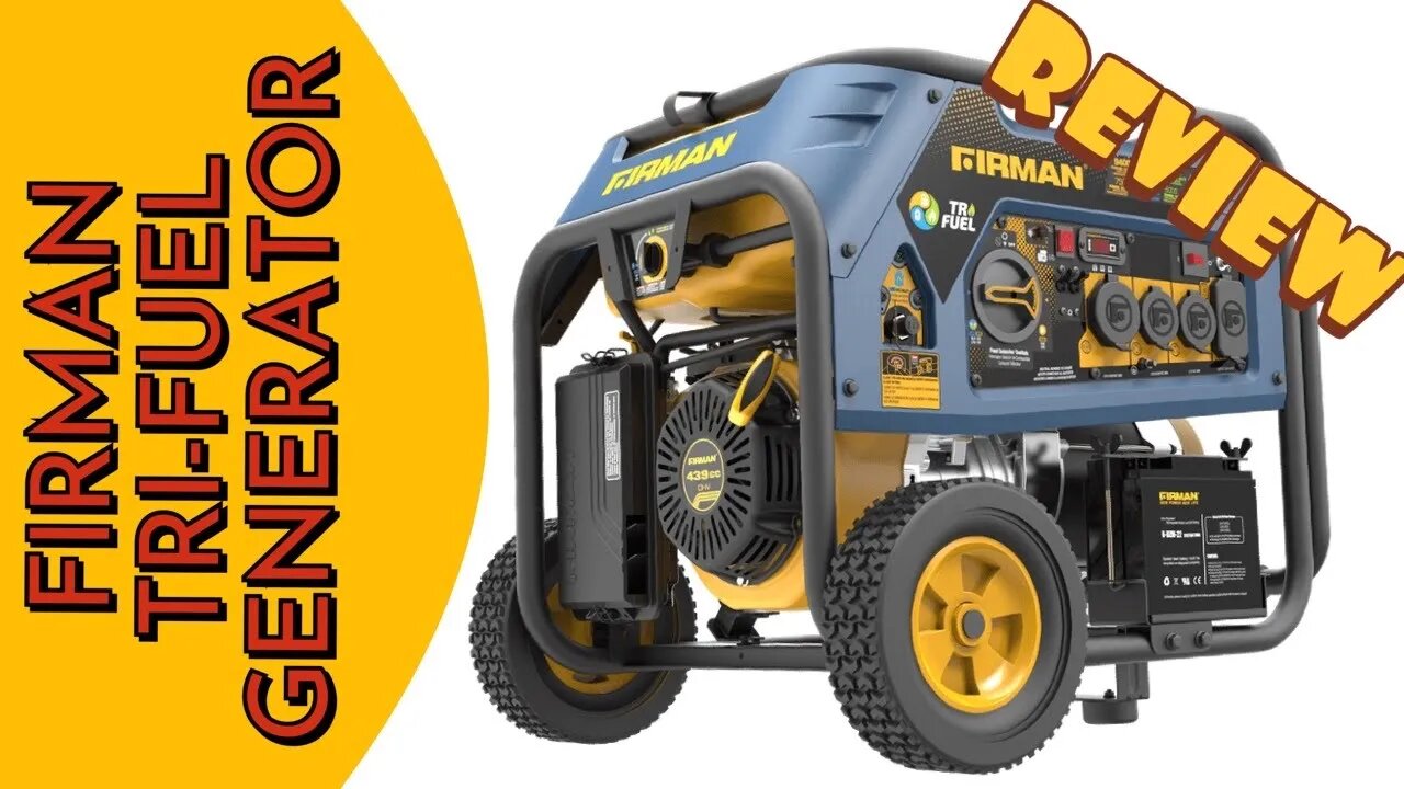 FIRMAN TRI-FUEL GENERATOR - A Portable-ish Whole House Generator