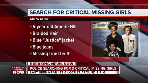 Three Milwaukee Sisters Critically Missing