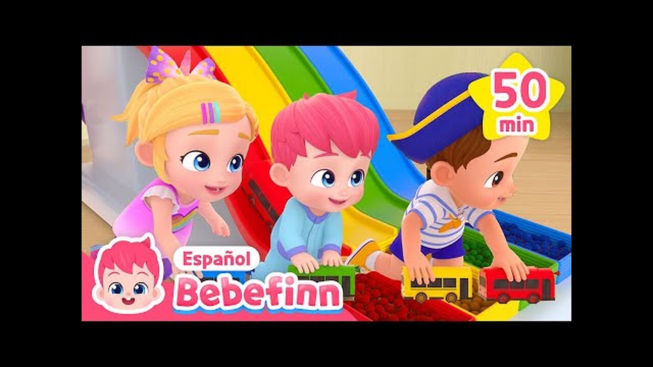 Juguemos con los Autos🚗 y Aprendamos los Colores🌈 | Canciones Infantiles | Bebefinn en español