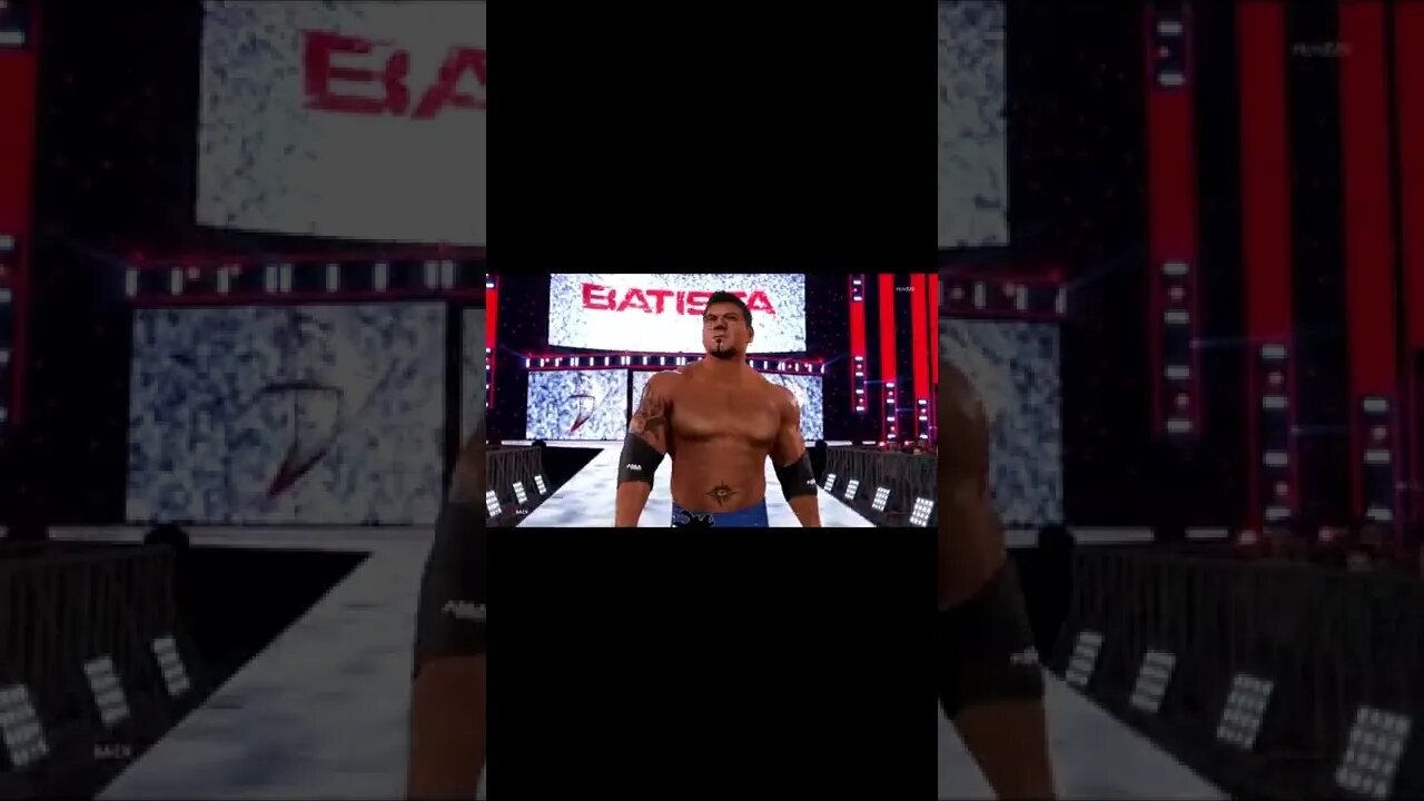 Bautista Official Entrance WWE 2k22 #shorts