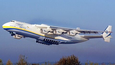 El Antonov An-225 Mriya fue el avión más grande jamás diseñado