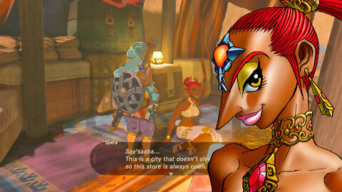 Gerudo Town, BUSY SHOP KEEP!!! #ZeldaBreathOfTheWild