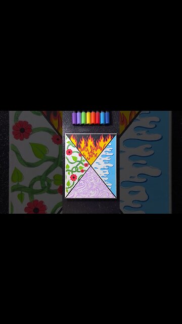 Elements of Nature with Acrylic Markers ! Whats Your Fav!?