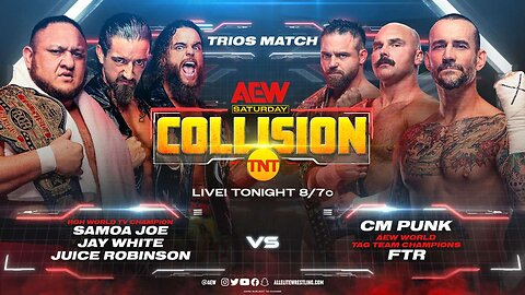 CM Punk & FTR vs Samoe Joe & Bullet Club Gold Collision 17/6/23 Highlights