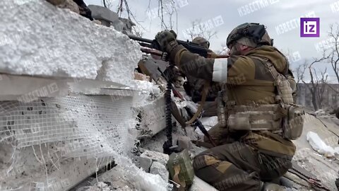 The soldiers of the special forces of the Chechen Republic suppressed the firing points of the neo-Nazis, who settled in the administrative building of Azovstal in Mariupol