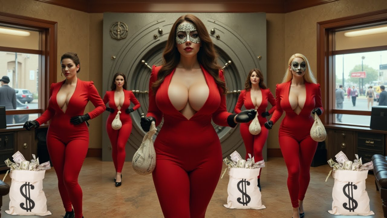 Beautiful Dancing Women in La casa de Papel Panavision 50 AI Short Film Oficial Music