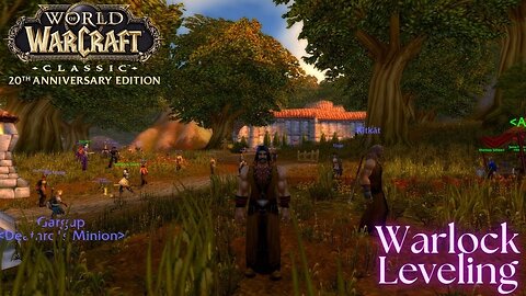 Fresh WoW Classic : Leveling a Human Warlock