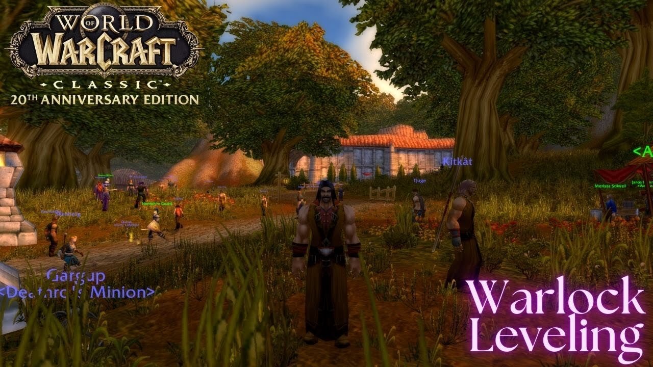 Fresh WoW Classic : Leveling a Human Warlock