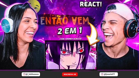 (2 em 1) | Pique Sidney Scaccio e Pique Sasuke Wave Trap | [React RapNerd] 🔥