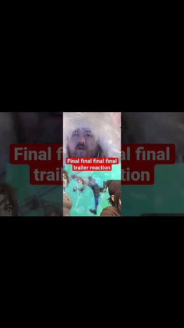 Attack On Titan Final Part 4 Trailer Reaction it's FINALLY OVER FINALLY #anime #snk #shorts #aot