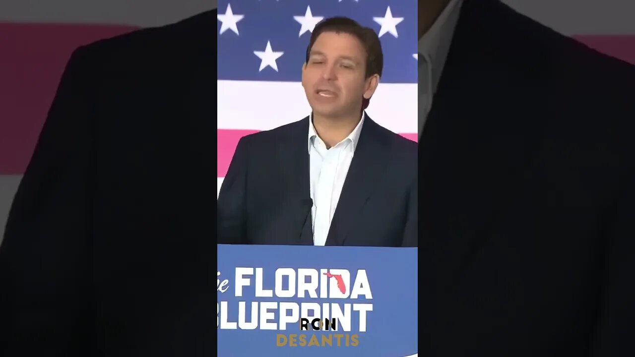 Ron DeSantis, So Gender Ideology Has No Place In Our K-12 School System