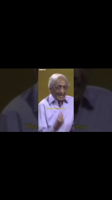 A radical shift in one's psyche PART 2 [Krishnamurti] #Short