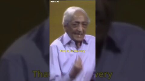 A radical shift in one's psyche PART 2 [Krishnamurti] #Short
