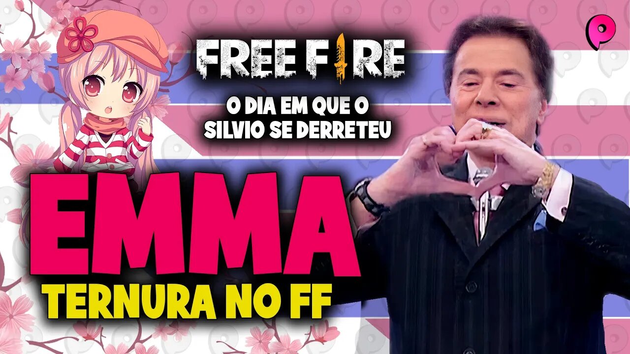 Free Fire - Silvio Santos se emocionou com a Emma