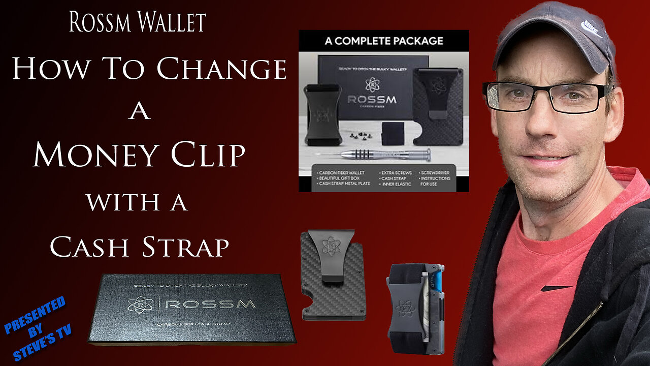 How to change a Money Clip with a Cash Strap Rossm Wallet.