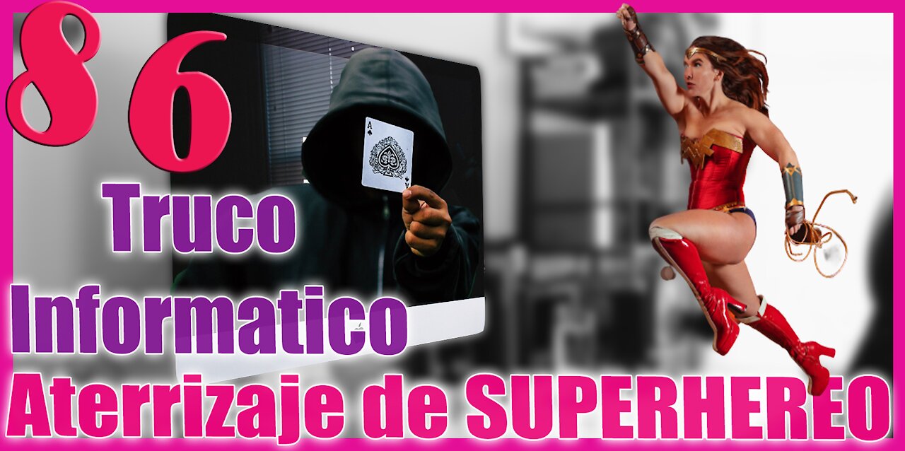 🆕 Lo que puedes hacer con FILMORA X 🚀 ATERRIZAJE y DESPEGUE de SUPERHEROE 🚀 Truco Informático 86 🔥