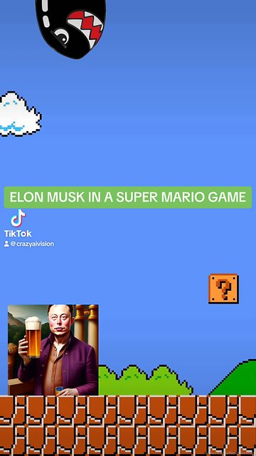ELON MUSK IN A SUPER MARIO GAME