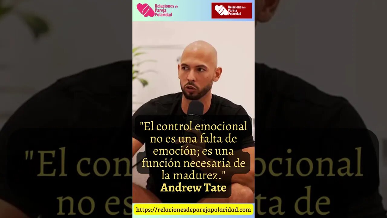 28. El control emocional no es una falta de emoción #andrewtate #seducción #amor #pareja #ligar #li