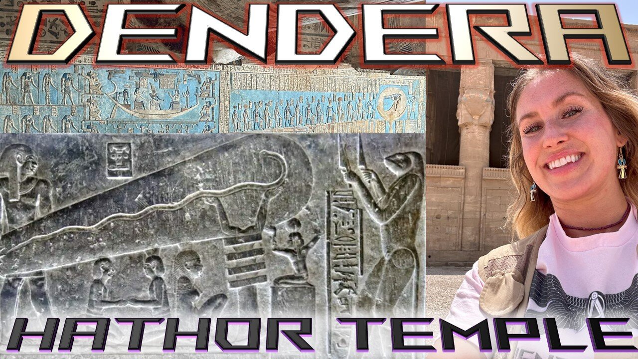Dendera | The Temple of Hathor "Light Bulbs", "Melted Stairs" & Zodiacs (Part2)