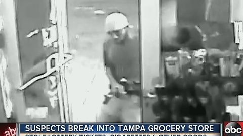 Suspects break into Tampa grocery store