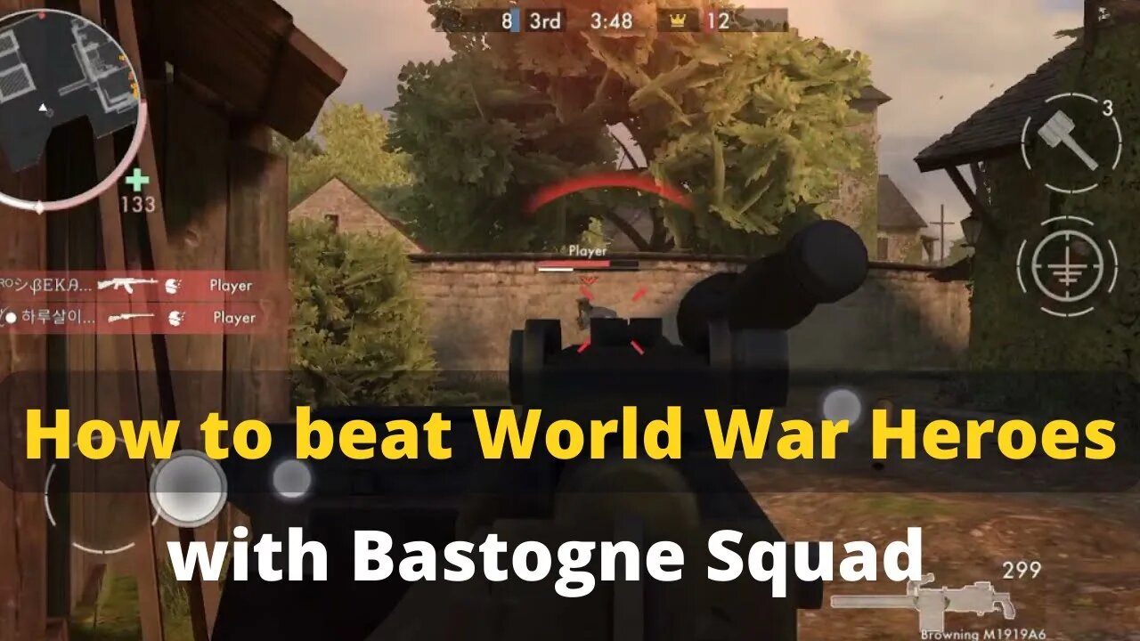 How to beat World War Heroes game with Bastogne Squad