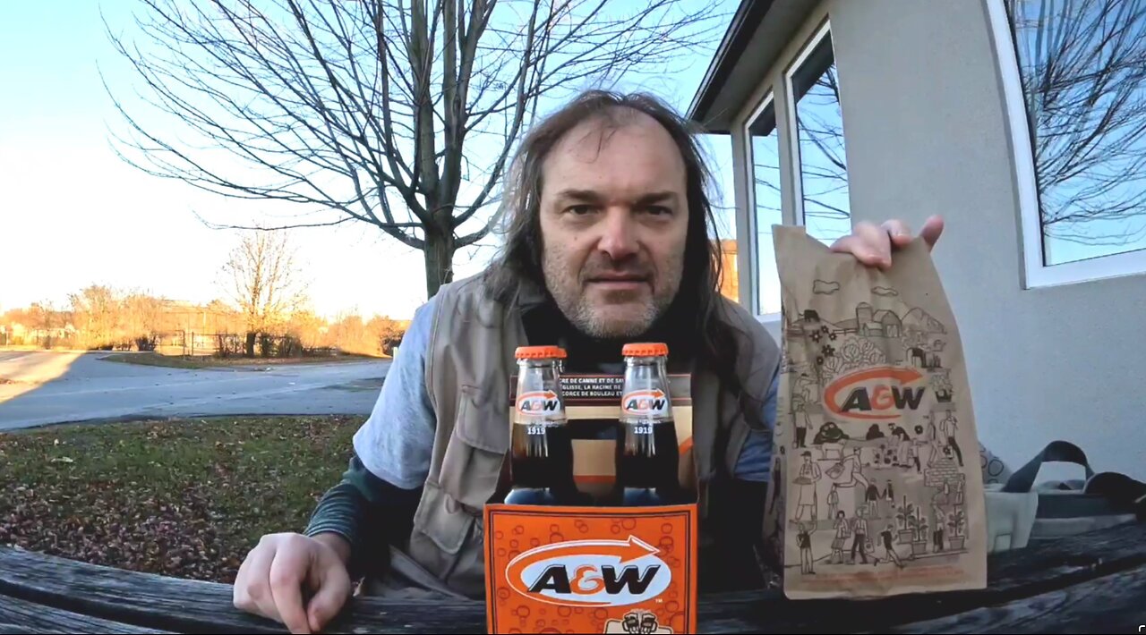 A&W Mozzarella Mushrooms Uncle Burger Limited Time Only Review + Bottled A&W Root Beer