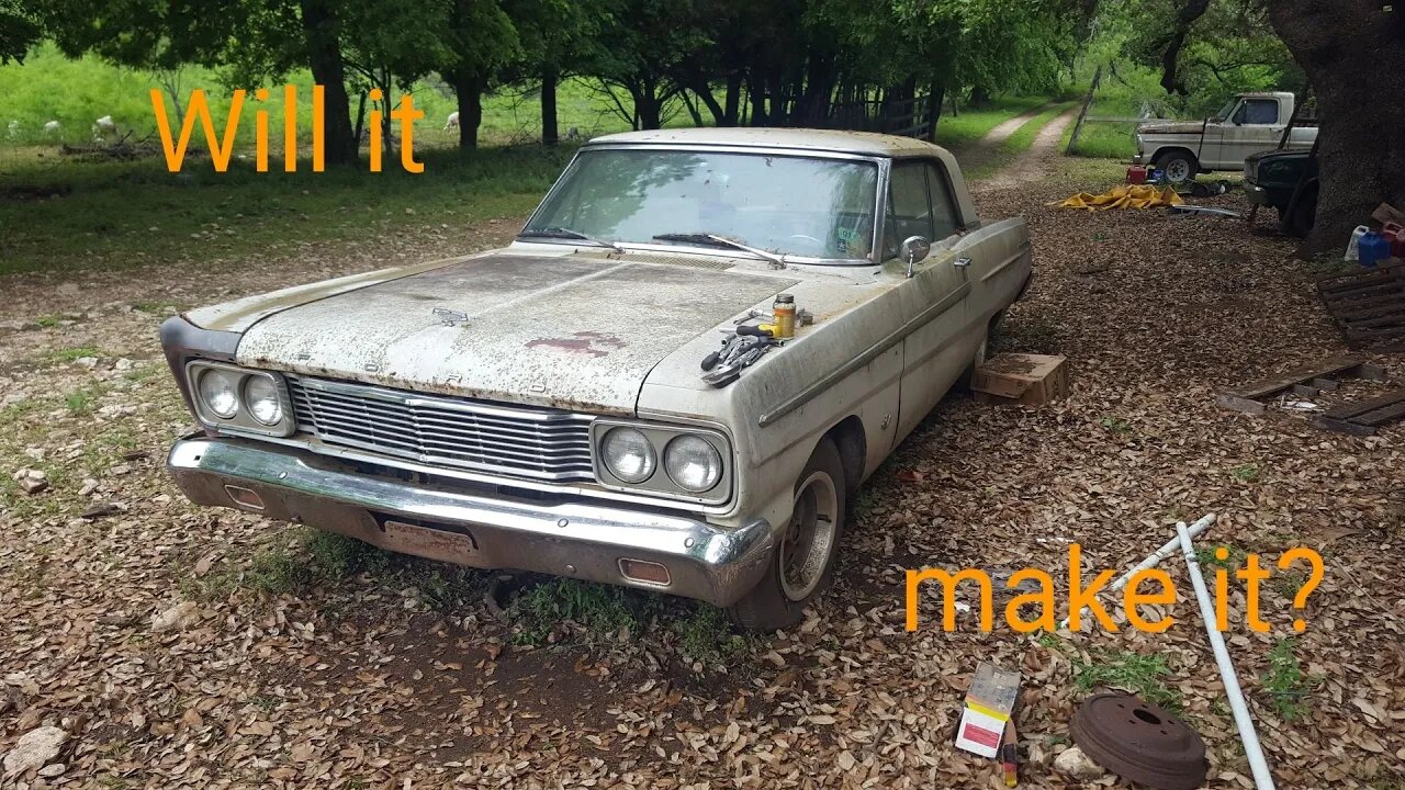 Will it make it? 1,159 mile roadtrip in a 1965 Ford Fairlane