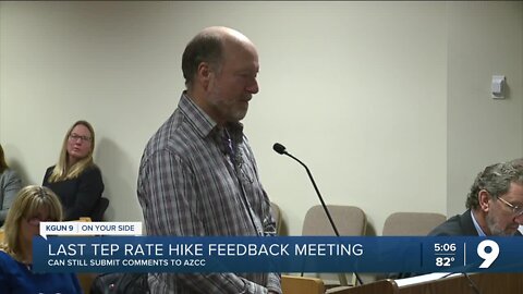 TEP LAST RATE HIKE MEETING
