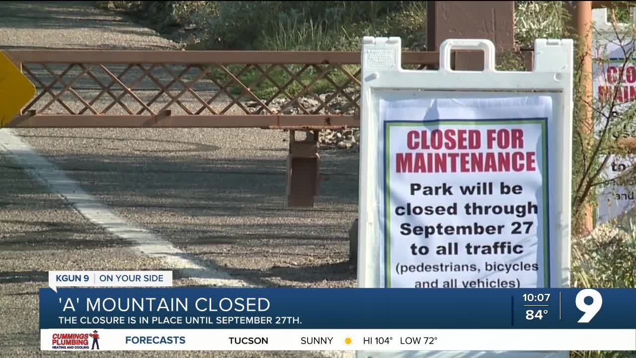 Tucson Parks and Rec to add restrictions for drivers at 'A' Mountain