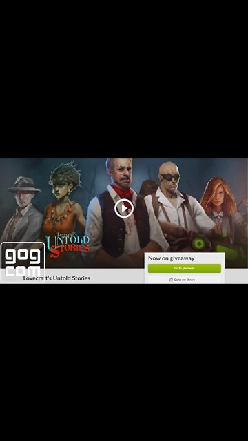 Jogo Grátis na GOG: Lovecraft's Untold Stories