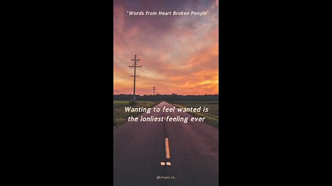 Lines from Broken heart people