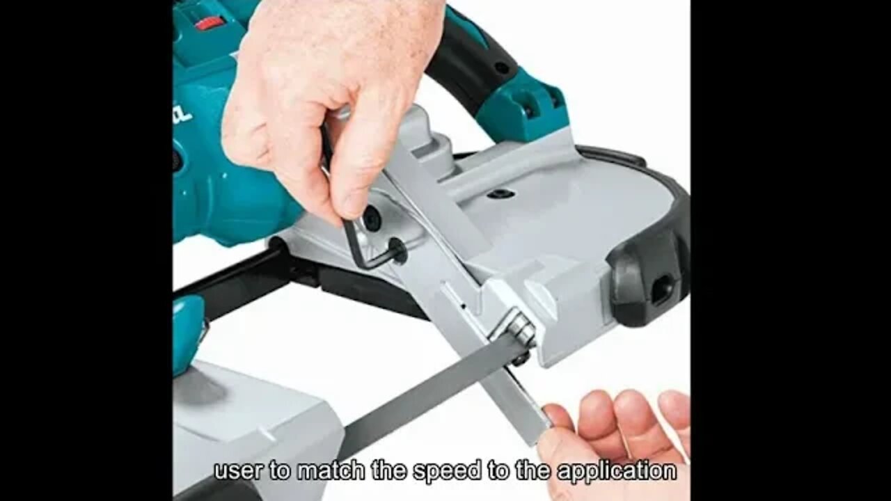 Makita XBP02Z 18V LXT Lithium-Ion Cordless Portable Band Saw, Tool Only