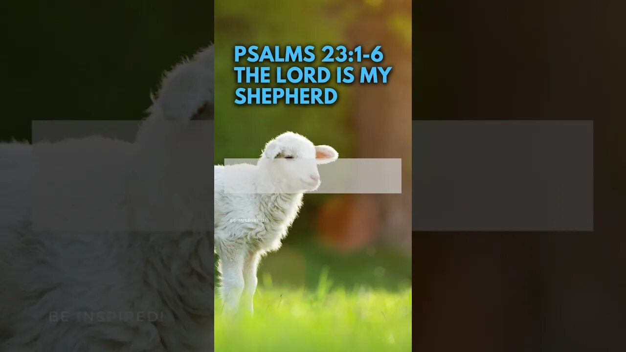Psalms 23:1-6 The LORD Is My Shepherd #unitedstates #philippines